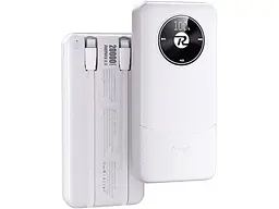 Зовнішній акумулятор (Power Bank) Remax 20000mAh 22.5W Black (RPP-38 / 45364 / White)