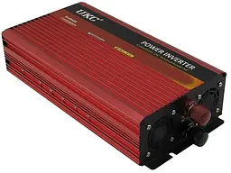 Автоінвертор-перетворювач напруги з функцією плавного пуску 12 V у 220 V модифікована синусоїда AR 5000 Вт UKC - мініатюра 1