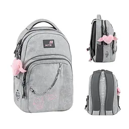 Рюкзак для старшої школи Kite Education teens 2578M HK Сірий (HK26-2578M) - мініатюра 2