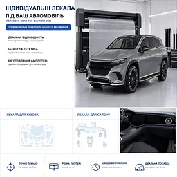 Набір Плівок захисних для салону Mercedes-Benz EQS SUV (X296) 2022- TPH (Кансолі Дисплея Ручок) - мініатюра 2