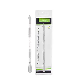 Лопатка для манікюру Beauty Luxury двостороння кругла СР-08