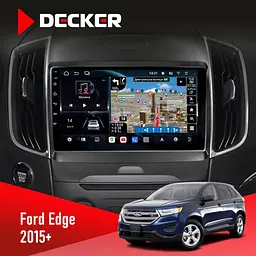 Штатна магнітола Ford Edge 2015+ Decker D9-011 4x64, DSP, 4G, 360 Decker (НФ-00005563)
