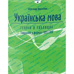Тести НМТ. Українська мова. Теорія в таблицях. Завдання у форматі НМТ - Олександр Авраменко