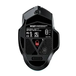 Комп'ютерна миша MiKESPN W601  бездротова, безшумна з акумулятором та підсвічуванням 2,4G+Bluetooth  Black - мініатюра 4