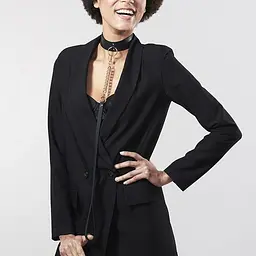 Чокер Bijoux Indiscrets MA - Wide Chocker Black - мініатюра 8