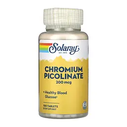 Хром піколінат Chromium Picolinate 200mcg - 100 tabs