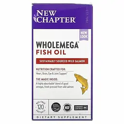 Жир аляскинського лосося New Chapter Alaskan Salmon Oil 2000 мг 120 капсул (NCR-05003) - мініатюра 2