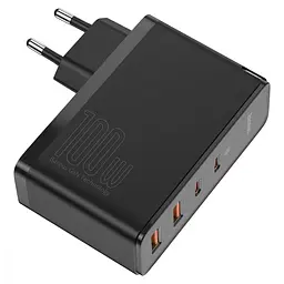 Мережевий зарядний пристрій Baseus GaN2 Pro Quick Charger 2USB + 2Type-C 100W CCGAN2P-L01 Black - мініатюра 4
