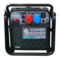 Konner & Sohnen Генератор інверторний бензиновий KS 8100iE 1/3 ATSR 230/400В 8/8.5кВт АВР(ATS) електростартер 68кг - мініатюра 4