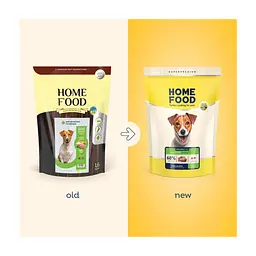 Сухий корм для собак Home Food ADULT MINI Low-grain For active adult and junior з ягням та рисом 10 кг (4820235020439) - мініатюра 2