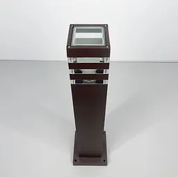 Вуличний ліхтар-стовп в корпусі кольору Coffee 80 см | Line F | Арт. 8024 80CM CF (стовп) - мініатюра 5