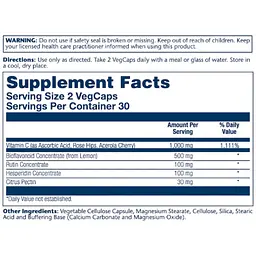 Вітаміни Solaray Super Bio Vitamin C 1000 мг 100 капсул - мініатюра 2
