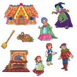 Магнітний театр Vladi Toys Пряникова хатинка, укр. мова - мініатюра 2