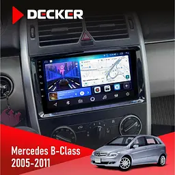 Штатна магнітола Mercedes-Benz B-Class (W245) 2005-2011 Decker D9-006 4x64, 4G Decker (НФ-00003694)