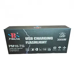 Ліхтар ручний акумуляторний X-Balog BL-PX21B-GT200 з функцією powerbank акумулятор 26650 - мініатюра 8
