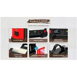 Портативна електростанція Remax Tank Series 150W Power Station RPP-325 36000mAh RPP-325 - мініатюра 2
