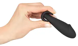 Анальна пробка Orion Black Velvets Butt Plug 10 см (чорний) - мініатюра 6
