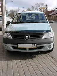Дефлектор капоту мухобійка для RENAULT Logan 2005-2012