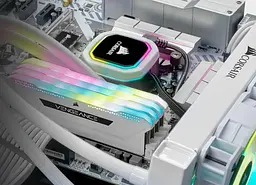 Модуль пам'яті Corsair DDR4 16Gb Vengeance RGB Pro SL White 3200MHz (CMH32GX4M2E3200C16W 1 of 2 kit) Б/в - мініатюра 4