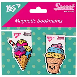 Закладка магніт. Yes 708115 Sweet Cream Ice cream 2шт - мініатюра 1