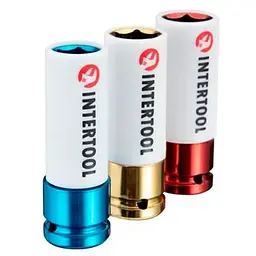 Набір головок ударних торцевих Intertool Storm ET-8502 17 x 19 x 21мм x 1/4" для алюмінієвих дисків (у наборі 3 шти)