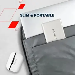 Батарея універсальна Canyon 10000mAh OnPower 511 PD20W Magnetic wireless MagSafe Grey (CNS-CPB511G) - мініатюра 10