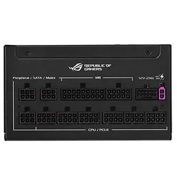 Блок живлення Asus ROG Strix 1200W Platinum ROG Equalizer (90YE00W6-B0NA00) - мініатюра 7