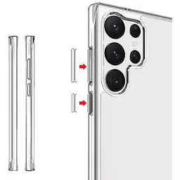 Чохол-накладка BeCover Space Case для Samsung Galaxy S23 Ultra SM-S918 Transparancy (708962) - мініатюра 4