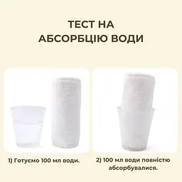 Вкладиш багаторазовий для дорослих підгузків, 4-шаровий, мікрофібра, 48x19 см, білий - мініатюра 4