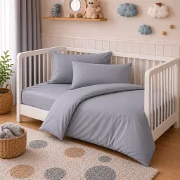 Дитяча постільна білизна BABY Poplin Line Smoky (2200012786352)