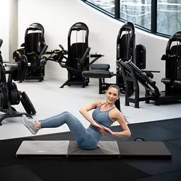 Мат гімнастичний твердий Gymtek 5см сірий - мініатюра 2