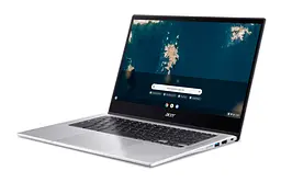 Ноутбук Acer Chromebook Spin CP314-1HN 14' FHD IPS, Intel C N4500, 8GB, F128GB, UMA, ChromeOS, сріблястий (NX.AZ3EU.001) - мініатюра 9