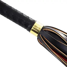 Флогер Lockink Sevanda Red & Black Braided Tail Flogger - мініатюра 5