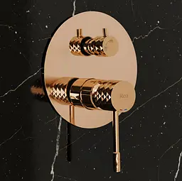 Душова система прихованого монтажу Rea Lungo Diamond + Box copper REA-P5657 - мініатюра 2