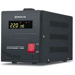 Стабілізатор REAL-EL Stab Energy-2000 Black (EL122400013)