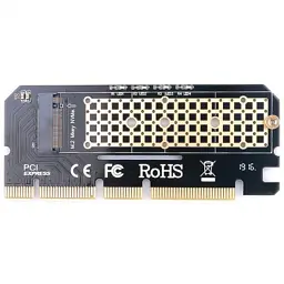 Контролер Maiwo M.2 NVMe M-key SSD 22*30mm, 22*42mm, 22*60mm, 22*80mm to PCI (KT046) - мініатюра 1