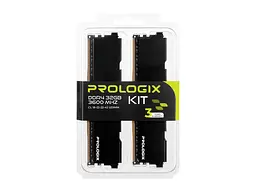 Модуль пам'яті ProLogix DDR4 32Gb (2x16) 3600Mhz Black (PRO32GB3600B4K) - мініатюра 7