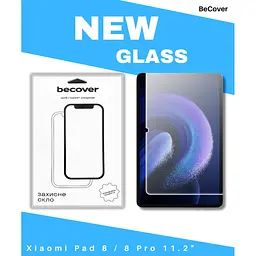 Скло захисне BeCover Xiaomi Pad 8 / 8 Pro 11.2" Clear (714575) - мініатюра 2