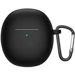 Чохол-накладка DK Silicone Candy Friendly з карабіном для Vivo iQOO TWS Air (black)