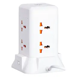 Мережевий фільтр-подовжувач TOWER 6 розеток LED-лампа 3USB + 1PD 4,8 метра Yiwu HP-5-3MF - мініатюра 3