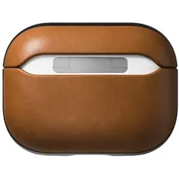 Чохол Nomad Modern Leather Case шкіряний для Airpods Pro 2 покоління English Tan - мініатюра 3