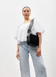 Жіноча кросбоді сумка Sambag Frame чорна 20 × 20 × 8 см (50223401)