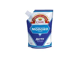 Молоко згущене КОРОЛІВСЬКИЙ СМАК 270г незбиране з цукром 8,5% дой-пак