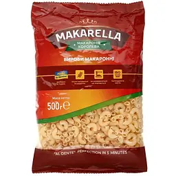 Макаронні вироби Makarella Ріжки №7, 500 г