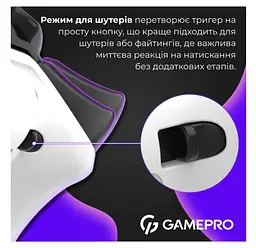 Геймпад Bluetooth джойстик GamePro GPS-13W Bluetooth 5.3/USB (PC/iOS/Android/PS3/PS4) DualShock RGB White - мініатюра 6