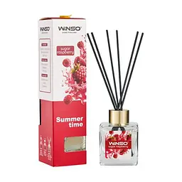 Аромадифузор для дому ароматизатор Winso Summer Time Sugar Raspberry Цукрова малина 50 мл