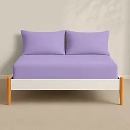 Простирадло Cosas на резинці фланель 100х200 lavender, лаванда (Flannel_25Lavender_100x200x20) - мініатюра 4