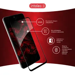 Скло захисне Intaleo Full Glue Tecno Spark 30C Black (1283126599361) - мініатюра 4