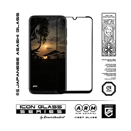 Захисне скло для Motorola G8 Plus, Icon, 2.5D загартоване скло, повне проклеювання, глянсове, удароміцне, з олеофобним покриттям, сумісне з чохлами, міцність 9H, проста установка, ArmorStandart (ARM57654) - мініатюра 2