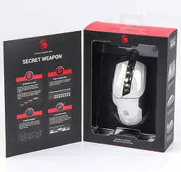 Миша Bloody A4Tech W70 Max USB Panda White (W70 Max (Panda White)) - мініатюра 9